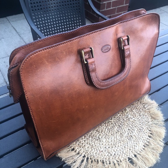 Larella Leather Briefcase - Picture 2 of 9